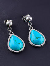 Серьги  Бирюза 062298 