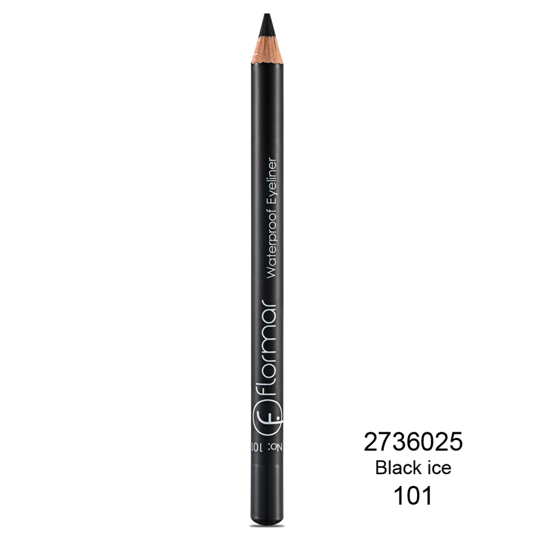 Водостойкий карандаш для глаз Flormar Waterproof Eyeliner (17 оттенков) Карандаш способен правильно подчеркнуть контуры глаз, усилить их цвет и акцентировать внимание так, как вам этого хочется. Среди огромного выбора, который  предлагают современные производители, трудно не растеряться, но средства от известно турецкой марки Flormar особенно заслуживают вашего внимания.   

Карандаш для глаз предлагает впечатляющее разнообразие цветов и комфортное мягкое нанесение. Специальные полимеры обеспечивают насыщенность цвета в течение дня. 

В состав представленного карандаша входят витамины А и С, которые увлажняют и смягчают кожу, проявляют свойства антиоксидантов. Специальные полимеры в формуле средства обеспечивают стойкость и насыщенность цвета на весь день. Карандаш обладает кремообразной текстурой, легко наносится, не царапает кожу. Из широкой гаммы оттенков, в которых разработали этот карандаш, вы обязательно выберете тот, который станет гармоничным акцентом вашего макияжа. 