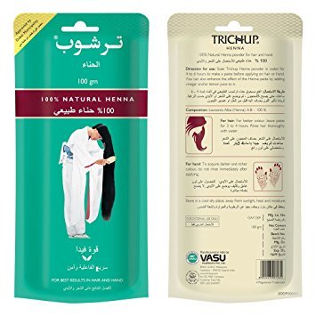 Натуральна хна Trichup 100г ​Trichup Henna Mehendi 100% натуральный порошок хны для волос Lawsonia Alba 100г
Trichup Henna Trichup Henna содержит натуральные ингредиенты, обладающие целебными свойствами, необходимыми для кондиционирования волос
Хна предотвращает преждевременную седину волос и используется для питания волос, делая волосы блестящими и гладкими
Пластины хны и защищают волосы, действуя как охлаждение для головы. Регулярное использование Trichup Henna естественным образом придает волосам силу, здоровье и блеск.
Применение:: Замочите Trichup Henna в течение 4-6 часов, чтобы сделать густую пасту. Нанесите пасту на волосы. Оставьте на 3 - 4 часа. Промойте водой
Вы также можете улучшить эффекты пасты хны, добавив к ней уксус или лимонный сок. Эта паста полезна для жирных волос, а также дает золотые или медные блики.