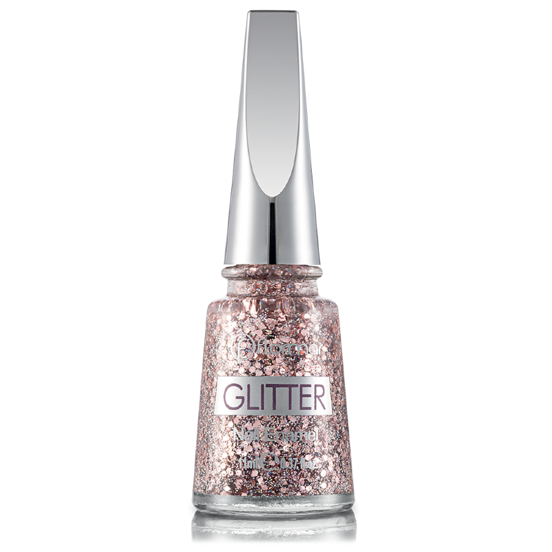 Глитерный лак для ногтей Flormar GL03 2739023 ​Тенденции современного маникюра капризны и переменчивы. Мода диаметрально меняется от естественного и почти незаметного маникюра до ярких и броских красок. Вот и сегодня на пике тренда глиттерные лаки.​
Разнообразие палитры таких лаков огромно – от прозрачного до черного. Блестки могут как гармонировать с цветом основы, так и вступать с ней в контраст. ​