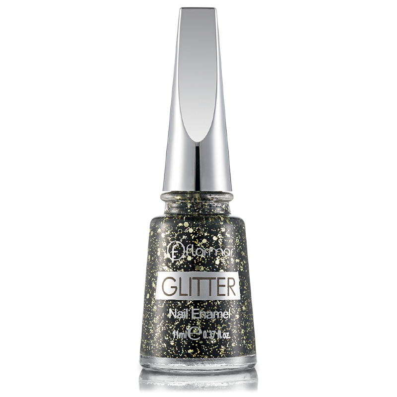 Глитерный лак для ногтей Flormar GL05 2739025 ​Тенденции современного маникюра капризны и переменчивы. Мода диаметрально меняется от естественного и почти незаметного маникюра до ярких и броских красок. Вот и сегодня на пике тренда глиттерные лаки.​
Разнообразие палитры таких лаков огромно – от прозрачного до черного. Блестки могут как гармонировать с цветом основы, так и вступать с ней в контраст. ​