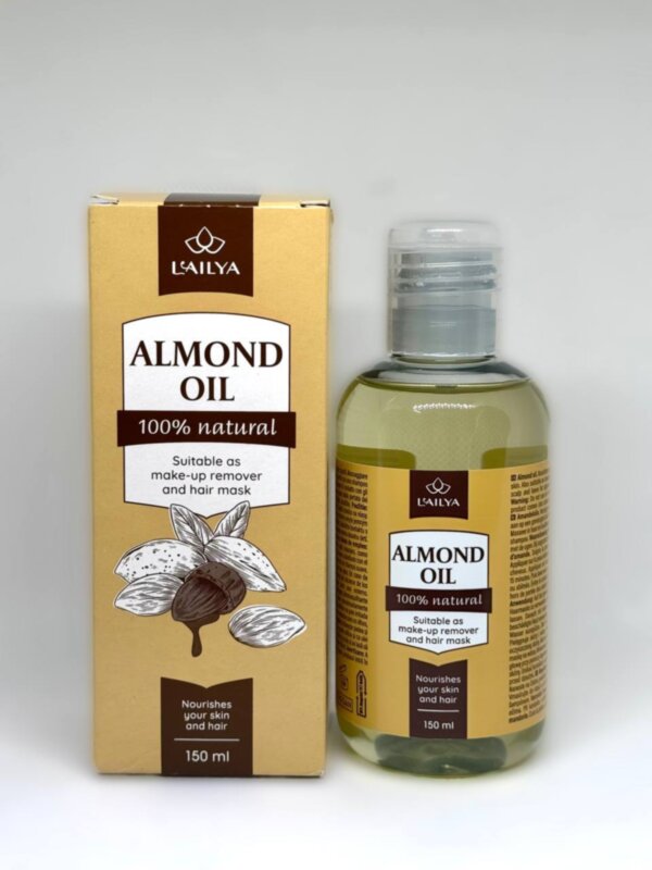 Олія мигдалева 100% L’ailya 150ml. Олія мигдалева 100% L’ailya 150ml.