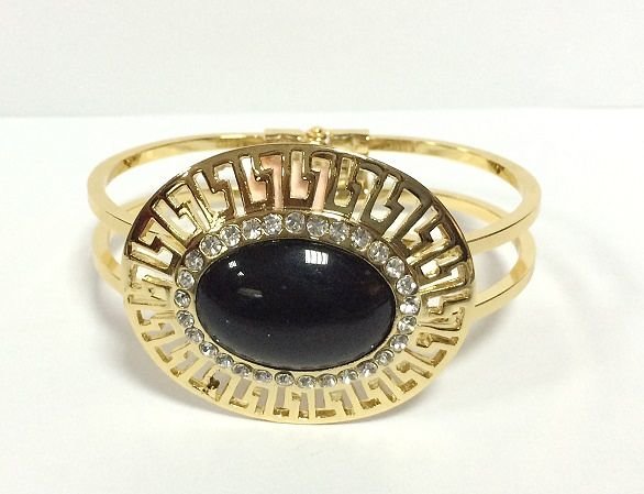 Браслет с черным камнем 8094 