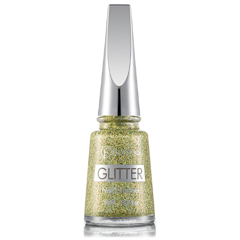 Глитерный лак для ногтей Flormar GL04 2739024 ​Тенденции современного маникюра капризны и переменчивы. Мода диаметрально меняется от естественного и почти незаметного маникюра до ярких и броских красок. Вот и сегодня на пике тренда глиттерные лаки.​
Разнообразие палитры таких лаков огромно – от прозрачного до черного. Блестки могут как гармонировать с цветом основы, так и вступать с ней в контраст. ​