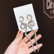 Серьги длинные 14см 5607