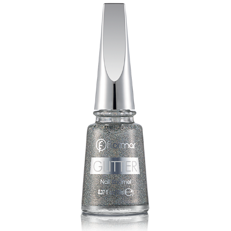 Глитерный лак для ногтей Flormar GL14 2739034 ​Тенденции современного маникюра капризны и переменчивы. Мода диаметрально меняется от естественного и почти незаметного маникюра до ярких и броских красок. Вот и сегодня на пике тренда глиттерные лаки.​
Разнообразие палитры таких лаков огромно – от прозрачного до черного. Блестки могут как гармонировать с цветом основы, так и вступать с ней в контраст. ​