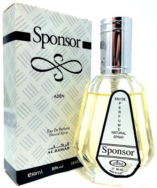 Спрей Sponsor (недолив 20%) Sponsor (50ml) Это духи средней тяжести с ароматом свежего морского бриза. Приятный и прохладный цитрус и бергамот придают аромату прекрасные оттенки. 
Аромат представляет собой сочетание арабских специй с запахом цветов..