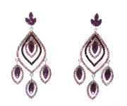 Серьги вечерние 10см 32067