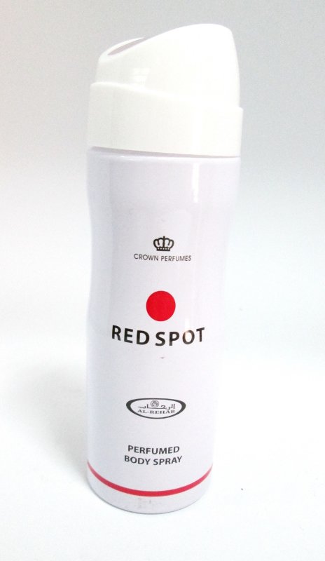 Дезодорант Red Spot 200ml Al-Rehab - Red Spot – мужской дезодорант торговой фирмы из Саудовской Аравии Al-Rehab и изданная в рамках серии French Style («Французский Стиль»).
Стильные духи представляют группу пряных древесных ароматов, они погружают своих героев в запоминающееся облако свежести, элегантности и жизнелюбия.