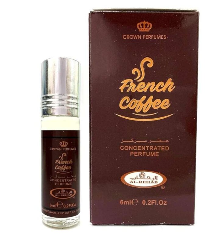 масляні парфуми French Coffee 6 ml EDP by Al Rehab  масляні парфуми з ароматом кави