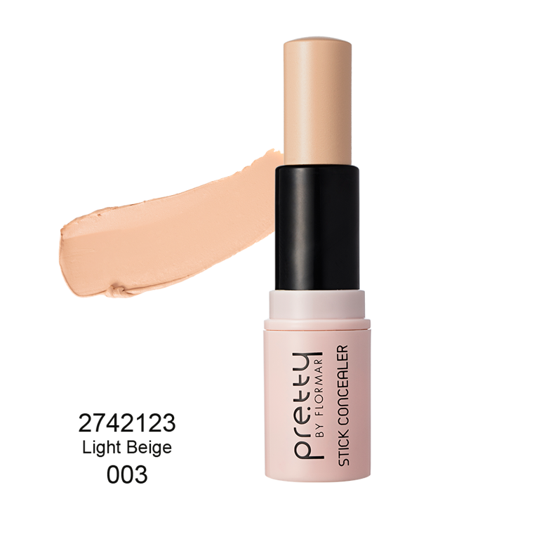 Консилер в стике Flormar Pretty 003 5,3г 2742123 Кремовая текстура этого корректора обеспечивая легкость в применении, покрывает кожу гладким бархатистым слоем для создания безупречного естественного вида. С легкостью распределяясь на поверхности кожи мягкая текстура помогает увлажнять и защищать кожу, уменьшая видимость недостатков в области вокруг глаз. 

Благодаря специальной пудре со светорассеивающими свойствами, этот корректор помогает визуально разгладить морщинки и недостатки, придавая коже безупречный вид и шелковисто-матовый финиш. Этот карандаш-консилер, благодаря мягкой текстуре легко наносится и равномерно распределяется для придания коже безупречного вида. 

Помогает скрывать видимость мешков под глазами и темных кругов, а также других недостатков. Тонкая, мягкая текстура практична в использовании, инновационные светорассеивающие компоненты мгновенно обеспечивают гладкость коже и безупречное естественное сияние. 