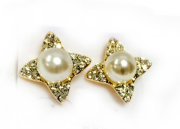 Серьги  жемчужинка 2,5см 4304