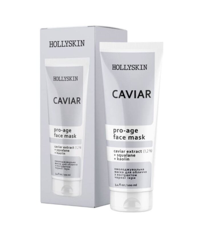 Маска для обличчя HOLLYSKIN Caviar Face Mask Маска з чорною ікрою стимулює вироблення колагену і еластину, розгладжує зморшки, зміцнює овал і посилює власні захисні функції. Витяжка з чорної ікри пришвидшує міжклітинний обмін і глибоко вітамінізує шкіру, захищає її від зневоднення, повертає життєві сили. За умови регулярного використання, маска вирівнює рельєф шкіри дозволяє їй сяяти здоров'ям і молодістю. Допустимий осад натуральних інгредієнтів.