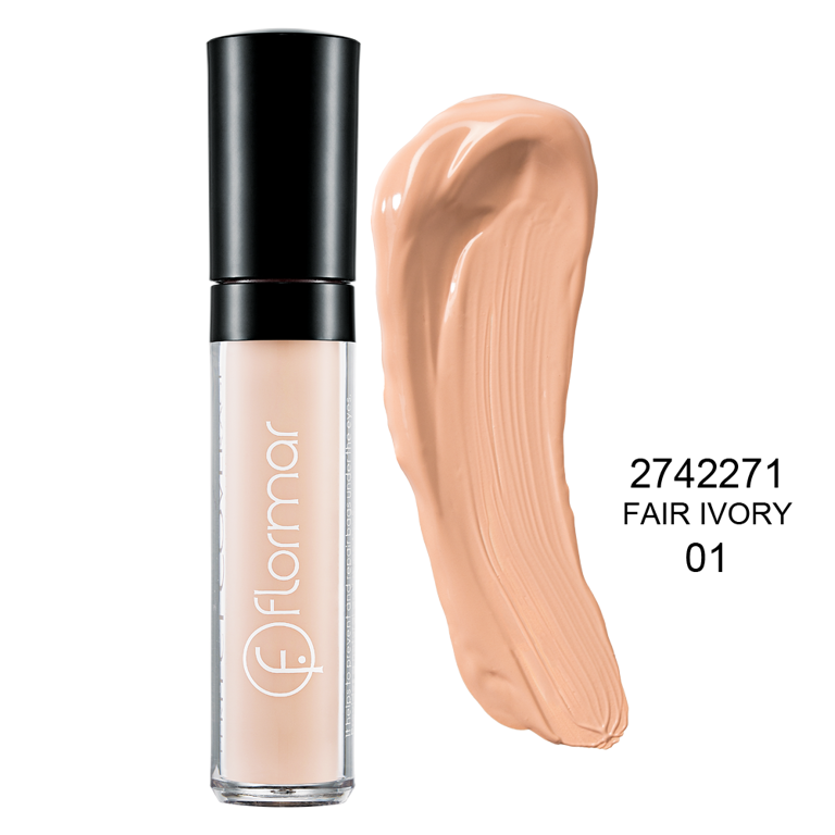 Жидкий консилер Flormar Perfect Coverage Liquid Concealer 01-2742271 Если нужно скорректировать определенные части лица, то стоит подобрать качественный консилер. Продукт от марки Flormar отвечает всем требованиям, которые мы выдвигаем корректорам. Обладает приятной сливочной текстурой. Продукт разработан на основе специальной технологии, поэтому хорошо скрывает следы усталости. Кроме этого, он заполняет морщины и защищает кожу от преждевременного старения.

Невесомое покрытие корректора не создает эффекта маски, не подчеркивает шелушений и морщин. Благодаря своей формуле средство интенсивно увлажняет кожу. Светоотражающие частицы, которые входят в состав, придают лицу здоровый тон. Водостойкая формула позволяет макияжу сохраниться долгое время.

Способ применения: нанести на все лицо или на его отдельные участки поверх или под основу. Он также может быть смешан с вашей основой для дополнительного сенсорного свечения. 