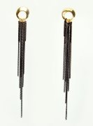 Серьги с цепочками 12см 32200