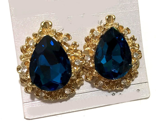 Серьги нарядные 3см 3762 