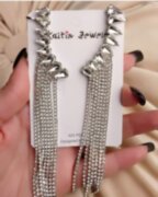 Сережки каффи (gold, silver) 7541