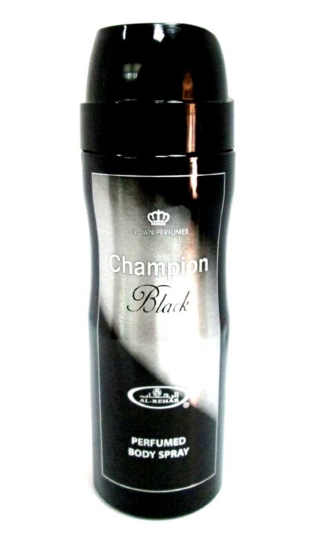 Дезодорант Champion Black 100 мл (недолив) Вы попадаете в окружение амбры, кедра и яркой доминирующей нотой пачули.
Легкий, едва уловимый намек древесного мха и табачных листьев уводит в темное царство мускусных нот, выводя классическую формулу мужского аромата.