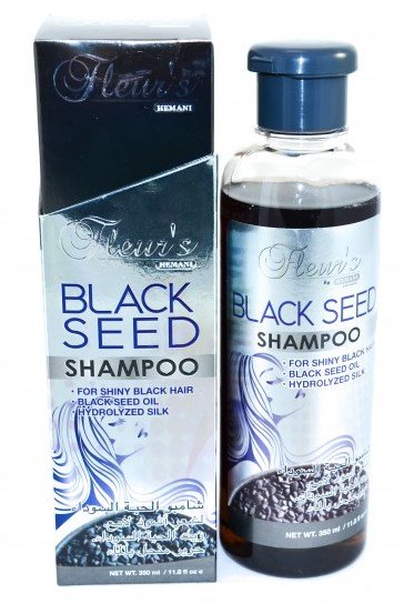 Шампунь Black Seed Hemani 350мл Шампунь черный тмин Essential от Fleur специально разработан для обеспечения блеска черных волос. Содержит натуральные добавки, такие как черный тмин, гидролизованный шелк и провитамин В5. Поддерживает водный баланс волос и поддерживает здоровые волосы. После использования, ваши волосы станут свежими и мягкими.