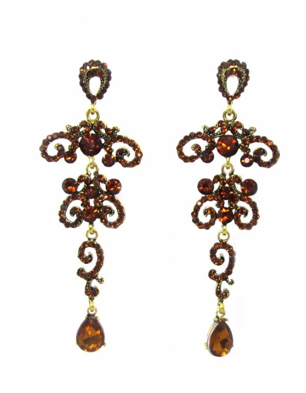Серьги для королевы 10см 32076 