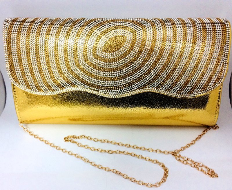 Клатч вечерний Gold MJ-7 (17x30cm) 