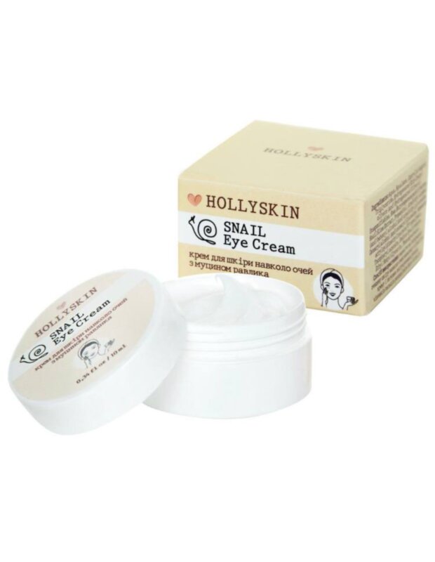 Крем для шкіри навколо очей з муцином равлика HOLLYSKIN Snail Eye Cream Крем для шкіри навколо очей з муцином равлика HOLLYSKIN Snail Eye Cream