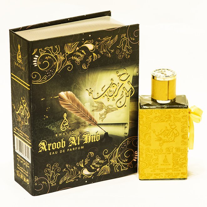 Спрей Aroob Al Hub 100ml Khalis Великолепный, тонкий и изысканный аромат для женщин. Нежная и страстная поэма о любви и желании.
Флакон в кожаном золотистом корсете упакован в коробку в виде книги.
Верхние ноты: белый мускус, цветок апельсинового дерева
Ноты сердца: ваниль, бергамот
База: апельсин, сладкая цедра