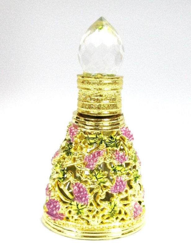 Флакон "Виноград" золото (12ml) Флакон для масляной парфюмерии
