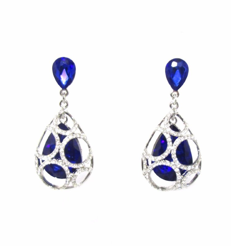 Серьги нарядные 6см 32079 