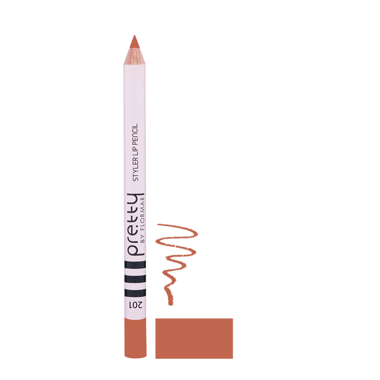 Карандаш для губ STYLER pre.tty 201 NUDE BEIGE, 1,08 г (2735001) Безупречное нанесение и шелковистое матовое завершение для создания идеального контура губ. 
