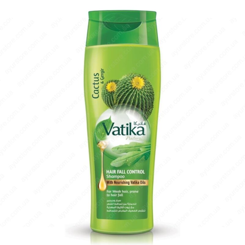 Шампунь від випадіння волосся з кактусом і часником, 200мл Dabur Шампунь, предотвращающий выпадение волос. Для слабых, ломких и уставших волос.

Экстракт кактуса выравнивает волосы и восстанавливает их структуру.
Жаржир питает волосы по всей длине, делая их сильными и шелковистыми.
Чеснок оказывает дезинфицирующее действие на кожу головы, улучшает кровообращение, препятствует выпадению волос.

Способ применения: Нанесите кондиционер Vatika после использования шампуня от выпадения волос, распределив по всей длине волос. Оставьте на несколько минут, после чего тщательно смойте.

Объем: 200 мл. 