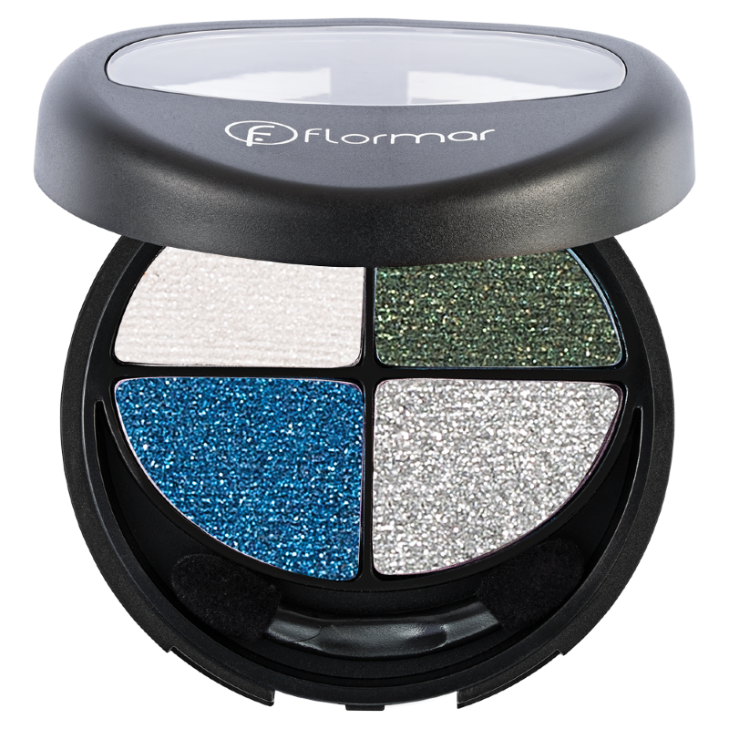 Четырехцветные тени Flormar Compact Quartet Eye Shadow 409-2732109 Просто, легко и быстро вы сможете сделать макияж глаз, используя тени для век бренда Flormar. В одной палетке Compact Quartet Eye Shadow четыре различных цвета, благодаря которым красота ваших глаз засияет еще ярче и ослепительней. Текстура теней для век очень мягкая и приятная: в состав входят специальные микрочастицы, благодаря которым тени не пересушивают нежную кожу век и при этом прекрасно держаться весь день, не осыпаясь.

Насыщенность оттенков зависит от того, каким способом вы будете наносить тени: сухим аппликатором - получаются более светлые оттенки, влажным - глубокие насыщенные цвета. Элегантный дневной макияж или яркий вечерний - палитра оттенков Compact Quartet Eye Shadow достаточно широка и дарит вашей фантазии полет любого уровня.

Способ применения: С помощью аппликатора или кисточки легким движением равномерно нанести на веки выбранный вами оттенок теней, хорошо растушуйте. Старайтесь равномерно наносить небольшое количество теней.

