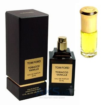 .Tom Ford. Tobacco Vanille 15ml (452) Начальная нота: Листья табака, Специи
Нота сердца: Бобы тонка, Ваниль, Какао, Цветок табака
Конечная нота: Древесные ноты, Сухофрукты​
Парфюмированная вода Tobacco Vanille относится к семейству пряных восточных ароматов. Композиция раскрывается терпким звучанием листа табака в окружении ароматных восточных специй. В сердце парфюма букет наполняется нежной сладостью ванили и бобов тонка. Табачный шлейф приобретает сладковато-пряный запах цветов табака и какао. Завершающий аккорд составлен из благородных древесных нот и аромата сухофруктов, которые обволакивают теплом и дарят ощущение комфорта и уюта.​

