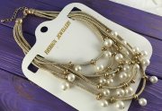 Колье жемчуг золото 1120
