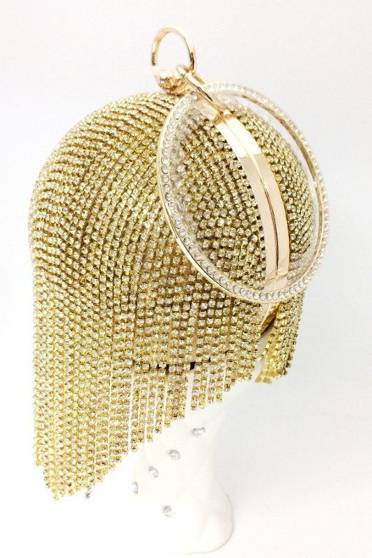 Вечерний клатч "Шар" Gold SH-151 (13x26cm) 