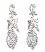 Серьги с камнями 9см 32166