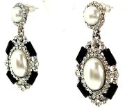 Серьги с жемчугом 4,5см 3671
