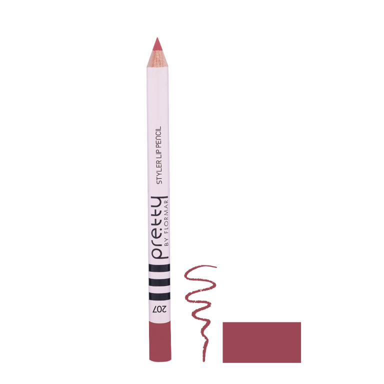 Карандаш для губ STYLER pre.tty 207 DEEP ROSE, 1,08 г (2735007) Безупречное нанесение и шелковистое матовое завершение для создания идеального контура губ. 
