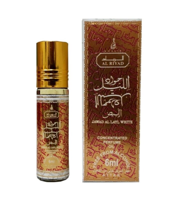 Масляные духи Jawad Al Layl White 6 ml Масляный духи для мужчин и женщин 6 мл

Jawad Al Layl White — элитные духи с восточно-пудровым ароматом для женщин и мужчин, созданные арабским парфюмерным брендом Khalis из ОАЭ. Нежный волнующий унисекс аромат — это легкая, уникальная парфюмерная композиция, олицетворяющая утонченный дух таинственности и роскоши современного Востока.

Нежными, мягкими пудровыми нотами соблазнительной ванили звучит аромат, сплетаясь в средних нотах парфюмерной композиции с богатым восточно-пряным букетом свежих специй, освежающим цитрусовым дыханием и обворожительностью цветочных оттенков. Шлейф аромата Khalis Jawad Al Layl White звучит пряно-дымными оттенками эфирного масла драгоценного уда и тонким освежающим акцентом амбры.