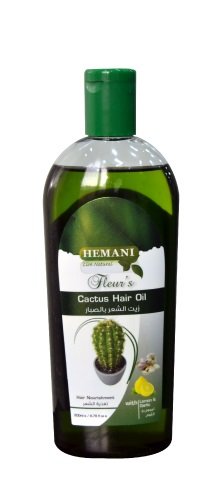 Масло з екстрактом кактуса, лимона і часника Hemani, 200мл Обогащающее масло Hemani для волос содержит питательные экстракты кактуса, лимона, чеснока. Это уникальная формула  обеспечивает вашим волосам терапию питания волос и кожи головы, что даст полный контроль над волосами.

Кактус – защитит волосы от выпадения и восстанавливает слабые волосы. Экстракт кактуса обладает свойством поддерживать естественный водный баланс кожи и используются как увлажняющее средство.Также экстракт кактуса обладает восстанавливающими и успокаивающими свойствами, благотворно влияет на ломкие и слабые волосы, улучшает циркуляцию крови.​
Чеснок – вместе с другими природными ингредиентами поможет получить полный контроль над волосами. Экстракт чеснока содержит большое количество фитонцидов,которые уничтожают бактерии, и эфирные масла, которые стимулируют приток крови к волосяным луковичкам. Таким образом, рост волос улучшается, прекращается выпадение волос и исчезает перхоть.​
Лимон контролирует активность сальных желез и предотвращает появление перхоти , а как же является природным кондиционером.​
Применение: Необходимо тщательно втирать масло в кожу головы, затем закутать голову и оставить на ночь или хотя бы на один час. Затем смыть его теплой водой с шампунем, который подходит Вашему типу волос. Регулярное применение этой процедуры по два раза в неделю очень полезно для корней и кожи головы. При очередном мытье головы, предпочтительно добавлять 2-3 капли масла в шампунь.​