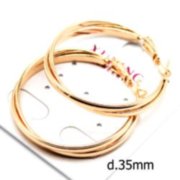 Серьги кольца 35мм Xuping 2201