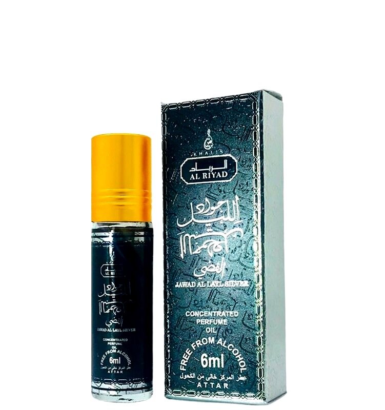 Масляные духи Jawad Al Layl Silver 6 ml Масляный духи для мужчин и женщин 6 мл

Jawad Al Layl Silver — яркий, самобытный и чуточку загадочный сладкий восточный унисекс-парфюм, пополнивший в 2016 году ароматическую коллекцию арабского бренда элитной парфюмерии Khalis. Аромат заключен в серебристый прямоугольный флакон, украшенный по одной из граней арабским узором. Сдержанный и одновременно роскошный флакон идеально отражает концепцию содержащегося в нем парфюма, настраивая на его восприятие.

В верхнем аккорде ароматической композиции сладость карамели соединяется с горьковатыми нотами цитрусов и мягко перетекает в сердце парфюма, сплетенное из пряных и загадочных пудровых нот, приправленных жаркими восточными специями. Яркий пряно-специевый аккорд сердечных нот медленно оседает в базу композиции, одаривающую глубоким и гармоничным слаковато-дымным запахом священного на Востоке уда, окутанным в нежнейшую ванильно-амбровую дымку.