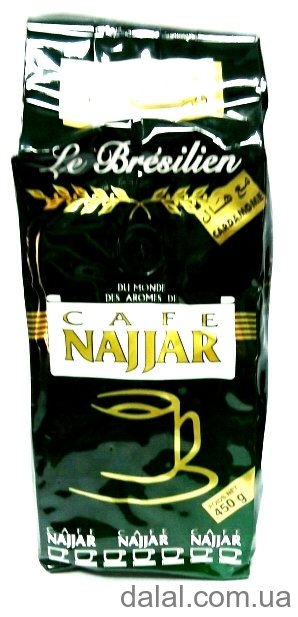 Арабский кофе с кардамоном Najjar 450г Жемчужина Востока - натуральный кофе NAJJAR из Ливана.
Древние арабские традиции подарили нам незабываемый восточный аромат, навеянный сказками Шахерезады.
Впервые в Украине гордость арабского мира - кофе с кардамоном.