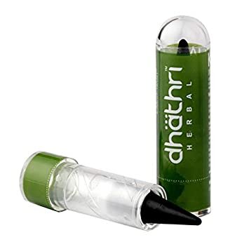 Сурьма Dhathri Herbal Kajal Intense Black Dhathri Herbal Kajal содержит полезные растительные ингредиенты, богатые антиоксидантами и витаминами, которые помогают питать и защищать глаза. Он обладает превосходной цветопередачей, что придает вашим глазам гладкий, скульптурный вид.

Не содержит силиконов, парафинового воска, этаноламина
100% натуральный и безопасный для использования на ватерлинии или линии роста ресниц
Четкое и насыщенное изображение для ваших глаз
Охлаждает глаза
Состав: трифала, сандал, индийское алоэ, солодка, камфора, эклипта, древесная куркума, миндальное масло, касторовое масло.