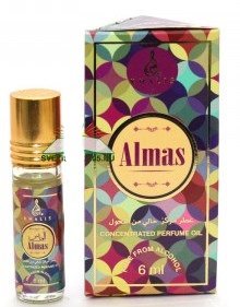 Almas 6 ml Khalis  Khalis Almas – женственный аромат с нотой арабского жасмина. В нём переплелись сладкие и свежие цветочные нюансы