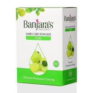 Пудра Амли для догляду за волоссям Banjara's Amla 100г Амла богата витамином С. Она предотвращает преждевременное поседение, придает блеск волосам, делая волосы здоровыми.

Амла, используемая в древней красоте, а также в лечебных смесях, обладает противовоспалительными и антибактериальными свойствами, что делает ее мощной травой, которую можно использовать для всех типов кожи и волос.

Порошок Amla от Banjara сделан из отборных ягод высшего сорта, высушенных на солнце и измельченных в порошок в гигиенических условиях. Амла, богатая естественным витамином С, является прекрасным тоником, помогает очищать от накопления продуктов и улучшает кровообращение. Позвольте вашим волосам впитать в себя все необходимое от глубокого кондиционирования, поскольку Амла смягчает и нежно разглаживает волосы, делая их сильнее.

Как использовать:
Эта супер-ягода так же универсальна, как и ее преимущества, вы можете использовать ее как маску для лица, маску для волос, в масле для волос, нанесении хны или ополаскивателе для волос.

Масло для волос - осторожно нагрейте кокосовое масло или любое другое масло для волос по вашему выбору с порошком амлы Банджары, пока оно не станет ароматным и коричневым. Процедите через сито и массируйте круговыми движениями или используйте по мере необходимости.

Маска для волос  - смешайте достаточное количество порошка амлы Банджары с густым творогом, чайным отваром или сырыми яйцами и используйте в качестве маски для волос. Смыть теплой водой.

Хна - смешайте порошок амлы с хной в равных количествах и нанесите по желанию, чтобы получить более стойкий цвет и предотвратить преждевременное поседение.

Придает волосам блеск, сияние и невероятную мягкость