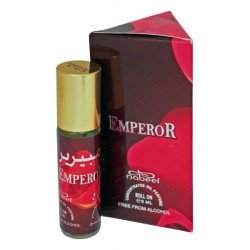 Emperor 6мл Nabeel ​Концентрированные масляные духи без содержания спирта. Пряные, цветочные, кожаные​
Начальные ноты: лимон, кардамон, кориандр, мандарин 

Ноты сердца: герань, жасмин, кипарис 

Ноты шлейфа: кедр, сандал, дубовый мох, ладан​