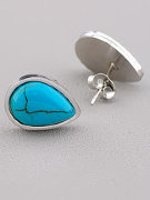 Серьги Бирюза 051286
