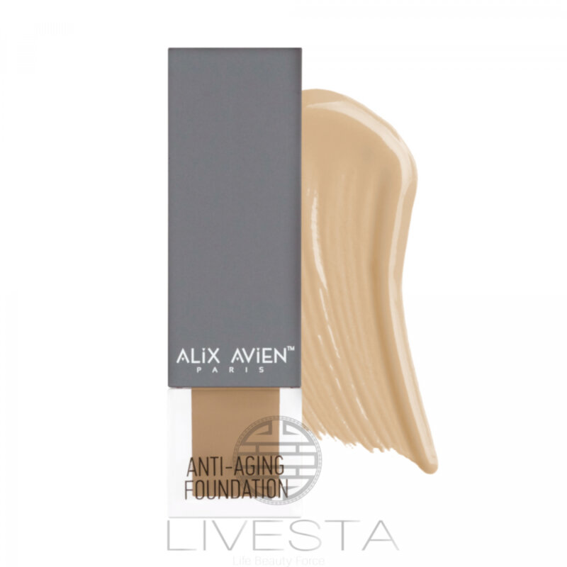 Омолоджуюча тональна основа з SPF 15 ALIX AVIEN, 504 Natural Beige, 35 мл Омолоджуюча тональна основа з SPF 15 ALIX AVIEN, 504 Natural Beige, 35 мл