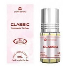 Аль-рехаб шариковые духи Classic Аромат духов Classic подчеркивает избранность и уникальность благодаря редким специям, дорогим маслам и восточным бальзамам. Окутывая сладкой опиумной дымкой, раскрываясь пряностью мускатного ореха и кориандра, масляные духи уведут нас в самые глубины своего сердца. Это мягкий, льстящий аромат с акцентом ванили.